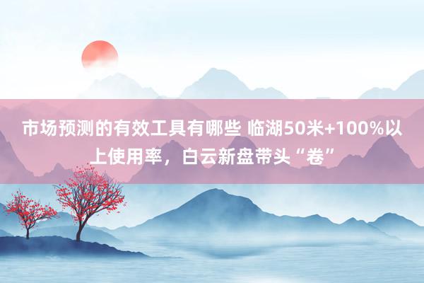 市场预测的有效工具有哪些 临湖50米+100%以上使用率，白云新盘带头“卷”