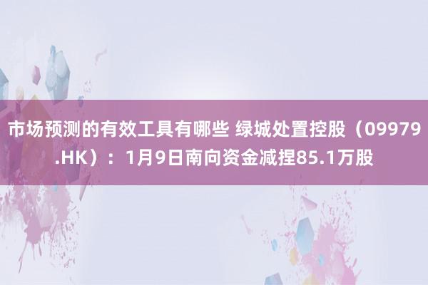 市场预测的有效工具有哪些 绿城处置控股（09979.HK）：1月9日南向资金减捏85.1万股