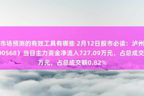 市场预测的有效工具有哪些 2月12日股市必读：泸州老窖（000568）当日主力资金净流入727.09万元，占总成交额0.82%