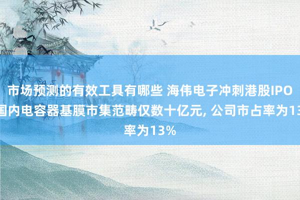 市场预测的有效工具有哪些 海伟电子冲刺港股IPO: 国内电容器基膜市集范畴仅数十亿元, 公司市占率为13%